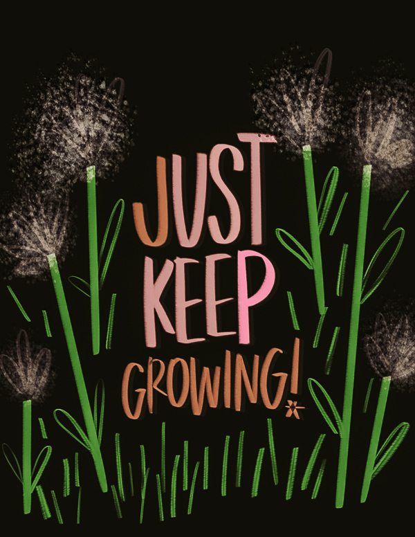 Just Keep Growing - Tracy Benjamin /I love lists