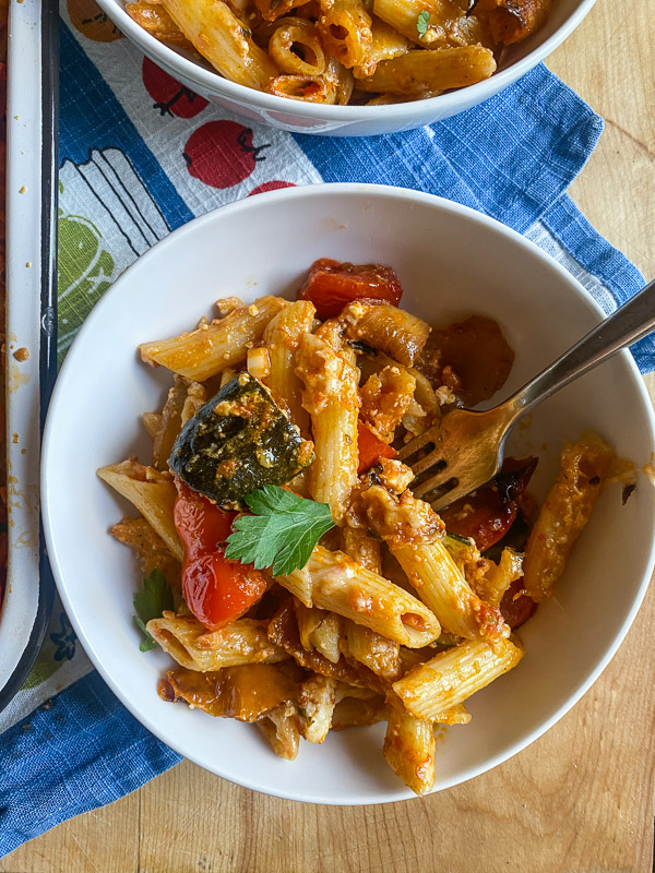 Roasted Vegetable Baked Penne // shutterbean