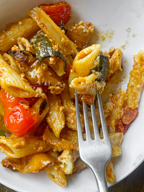 Roasted Vegetable Baked Penne // shutterbean