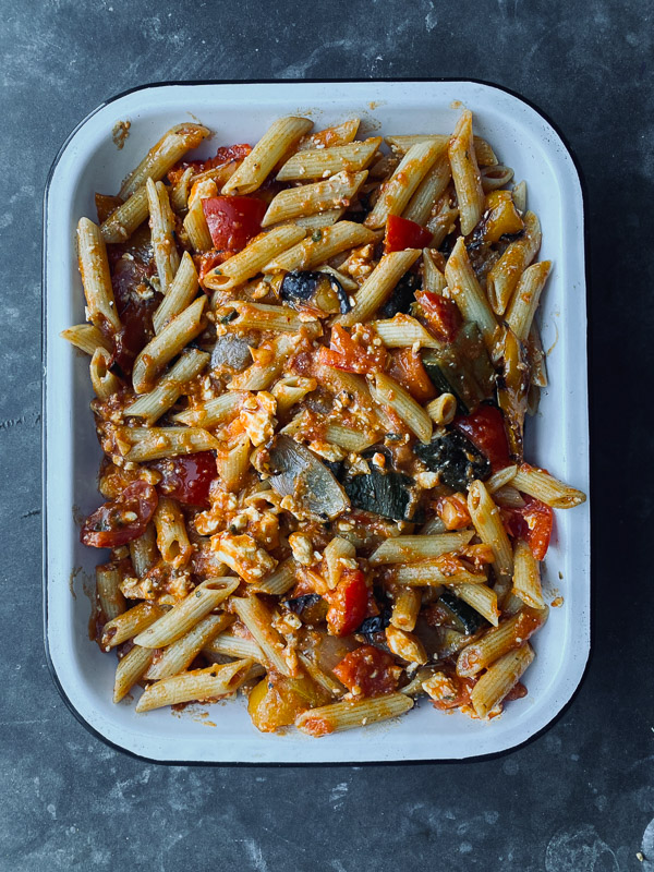 Roasted Vegetable Baked Penne // shutterbean