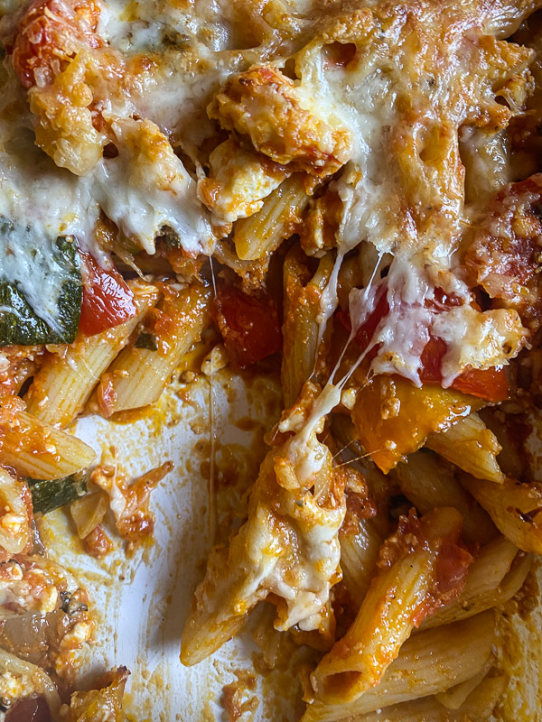 Roasted Vegetable Baked Penne // shutterbean