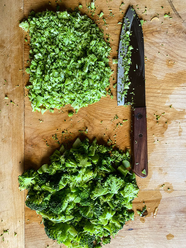 Broccoli Fritters with Chipotle Yogurt