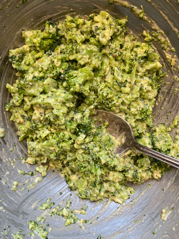 Broccoli Fritters with Chipotle Yogurt