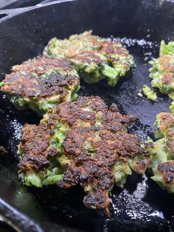 Broccoli Fritters with Chipotle Yogurt