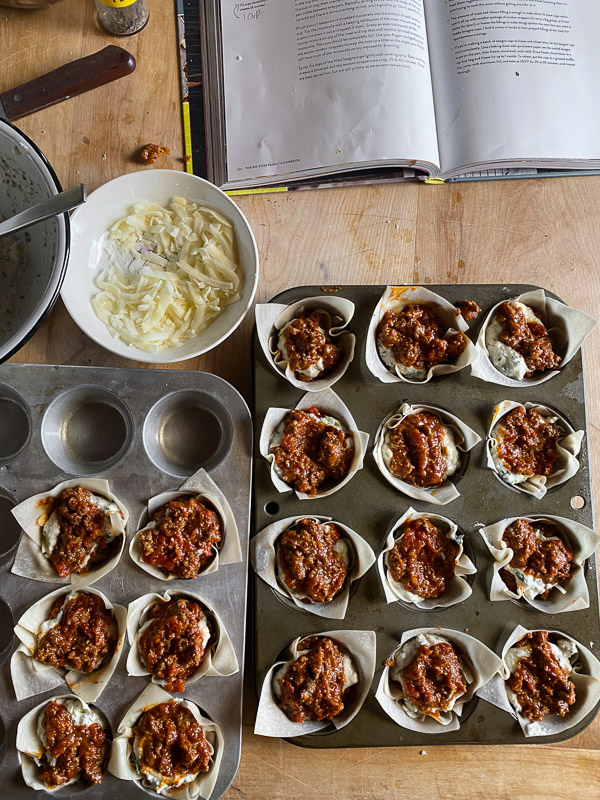 Lasagna Cups // recipe on Shutterbean.com