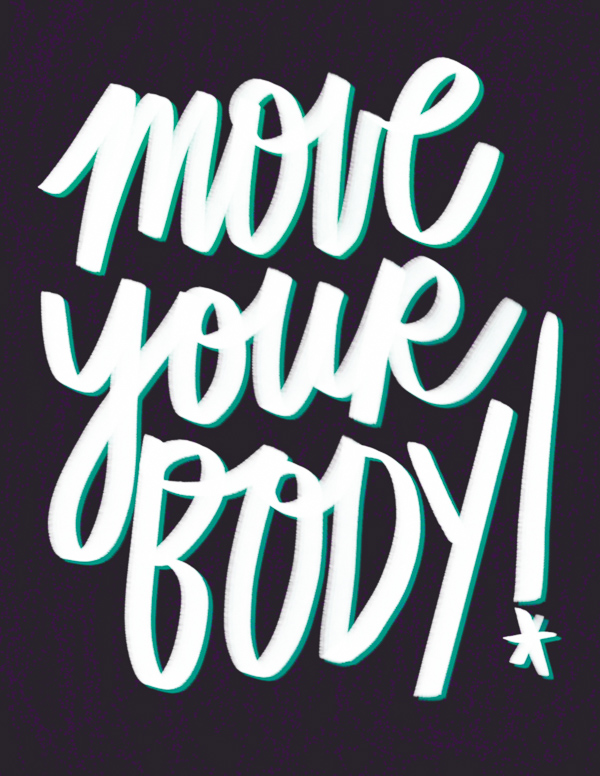 Move Your Body- I love lists // Shutterbean.com