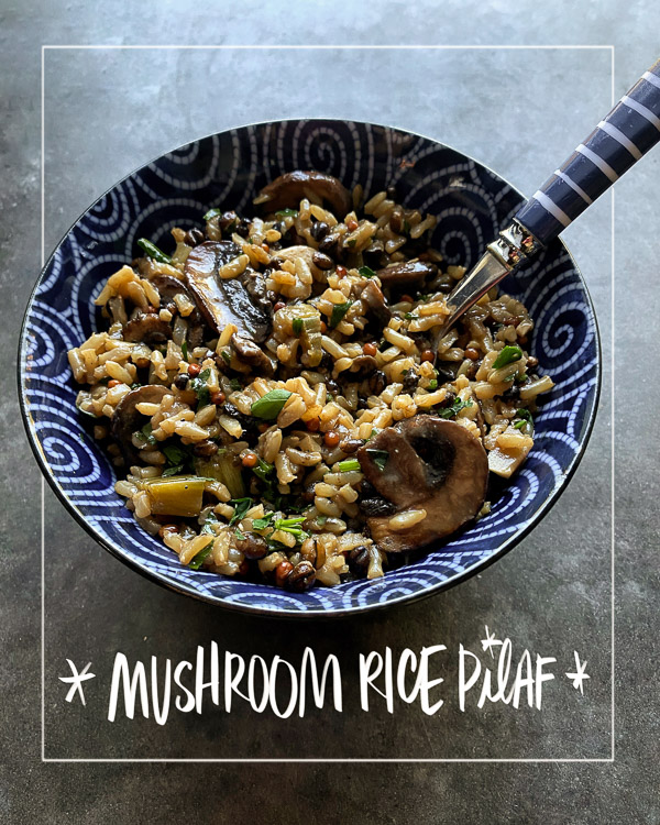 Mushroom Rice Pilaf - Shutterbean.com