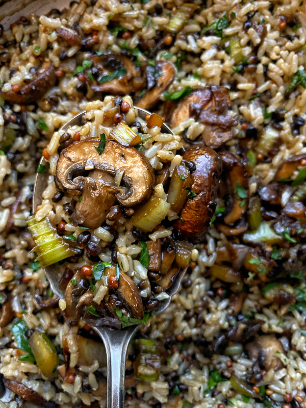 Mushroom Rice Pilaf - Shutterbean.com