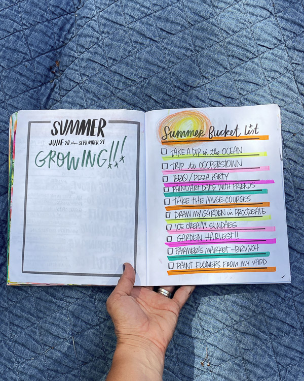 Summer Bucket List 2021- from shutterbean.com with printable!