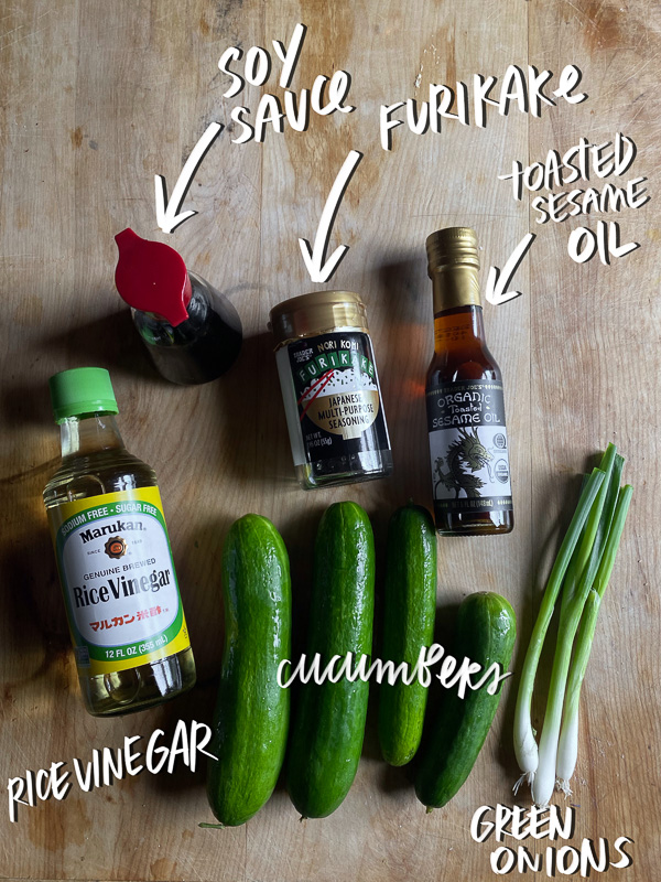 Cucumber Sesame Salad - find the recipe on Shutterbean.com
