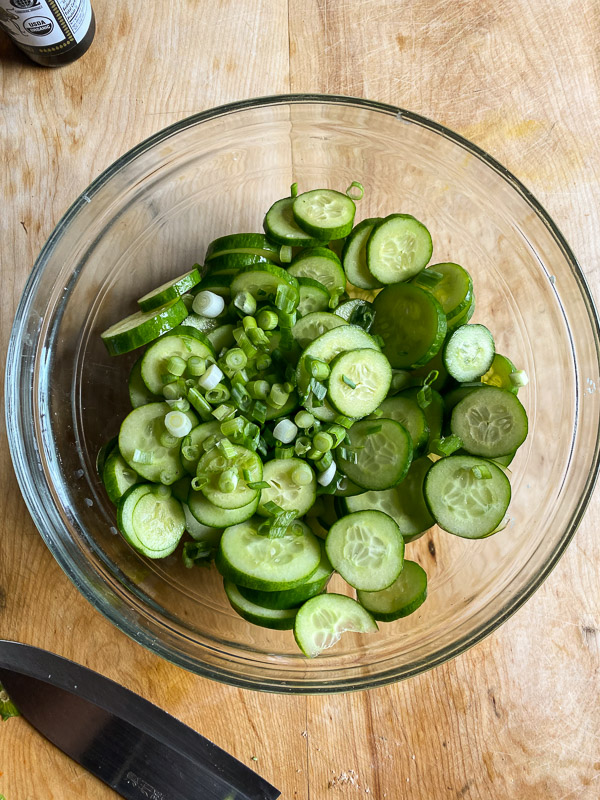 Cucumber Sesame Salad - find the recipe on Shutterbean.com