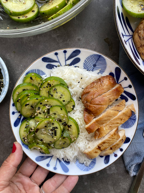 Cucumber Sesame Salad - find the recipe on Shutterbean.com