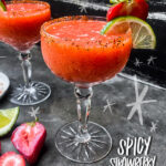 Spicy Strawberry Mango Margarita- Shutterbean.com