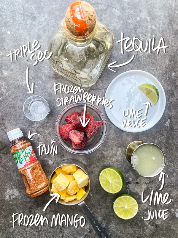 Spicy Strawberry Mango Margarita- Shutterbean.com