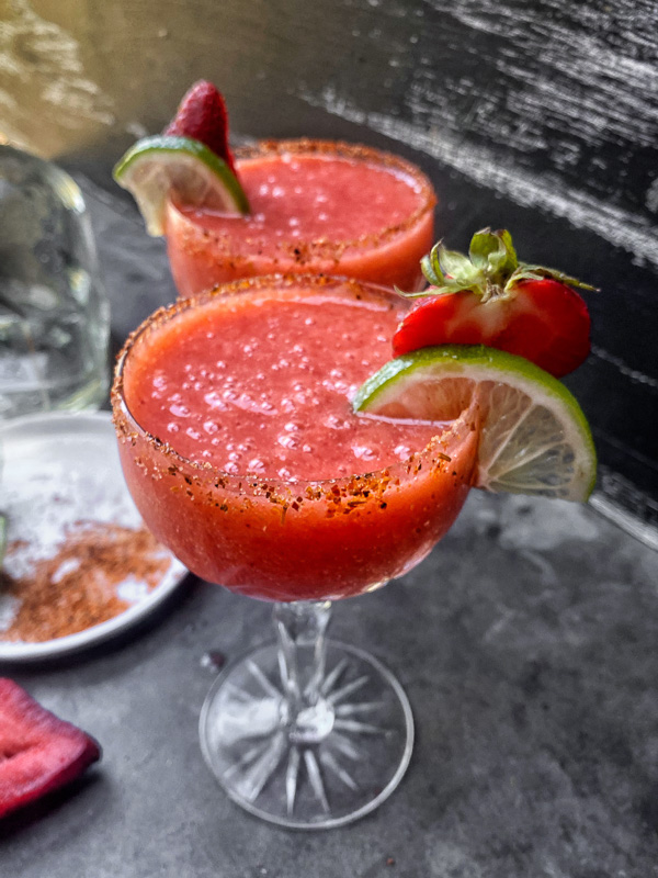 Spicy Strawberry Mango Margarita- Shutterbean.com