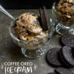 Coffee Oreo Ice Cream- find the recipe on Shutterbean.com