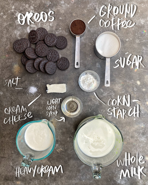 Coffee Oreo Ice Cream- find the recipe on Shutterbean.com