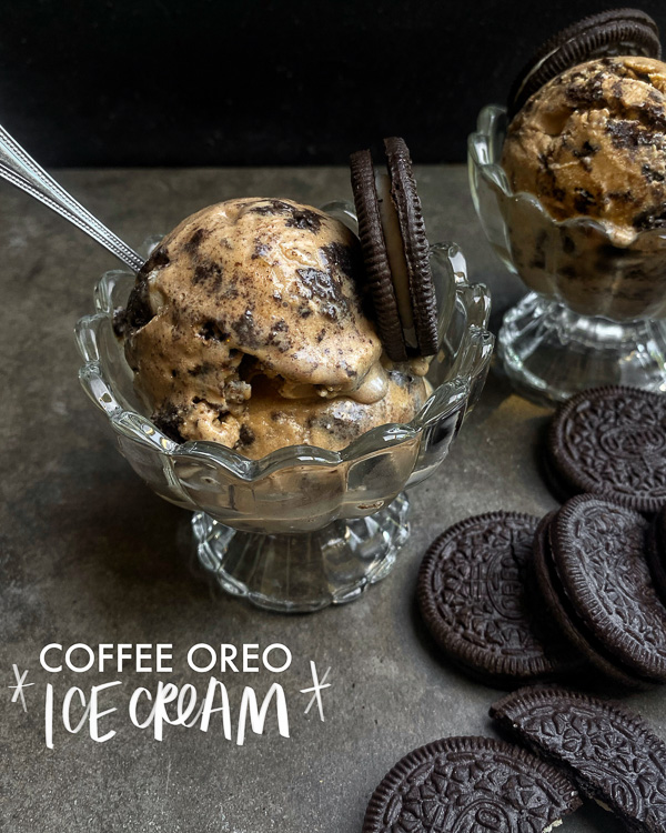 Coffee Oreo Ice Cream - No Church Coffee Oreo Ice Cream