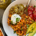 One Pan Vegetarian Taco Pasta