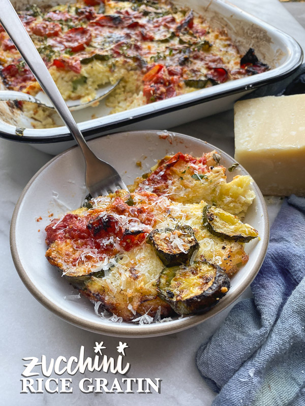 Zucchini Rice Gratin