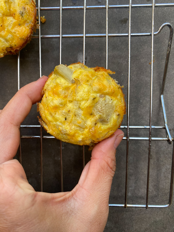 Artichoke Egg Bites from Shutterbean.com