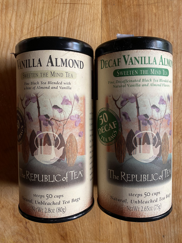 Vanilla Almond Milk Tea made with oatmilk & republic of tea's vanilla almond tea- Recipe on Shutterbean.com