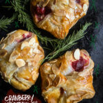 Cranberry Cheese Danish made with leftover cranberry sauce, cream cheese & puff pastry. Find this simple showstopper on Shutterbean.com