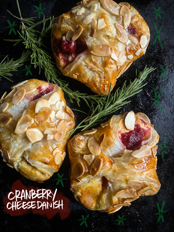 Cranberry Cheese Danishes