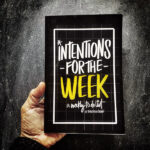 Intentions for the Week Workbook by Tracy Benjamin now on sale!