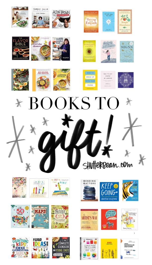 Books to Gift! Tracy from Shutterbean shares her favorites for the book lovers in your life!