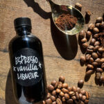 Espresso Vanilla Liqueur- make your own with vodka, espresso beans & vanilla. Find the recipe on Shutterbean.com