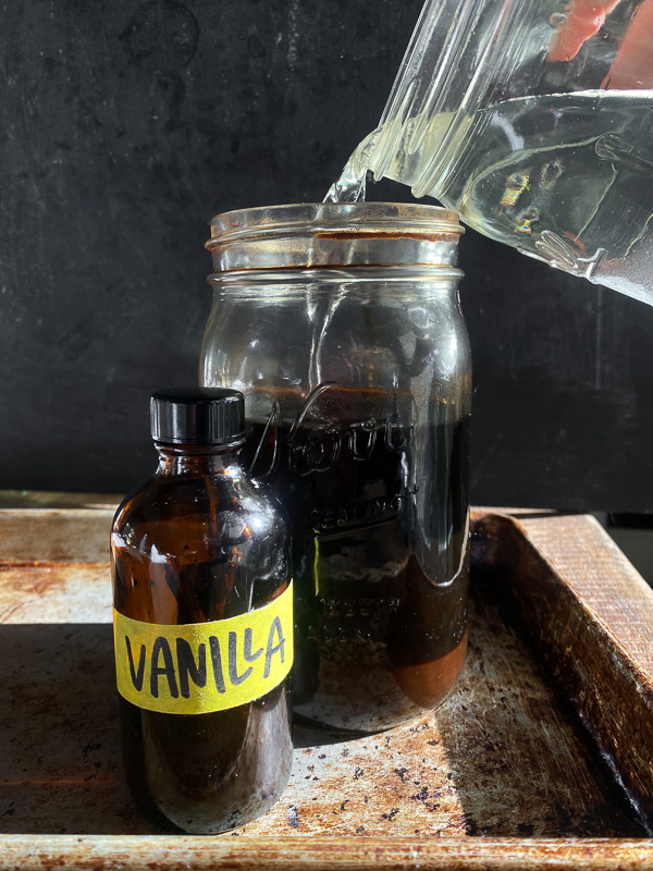Espresso Vanilla Liqueur- make your own with vodka, espresso beans & vanilla. Find the recipe on Shutterbean.com