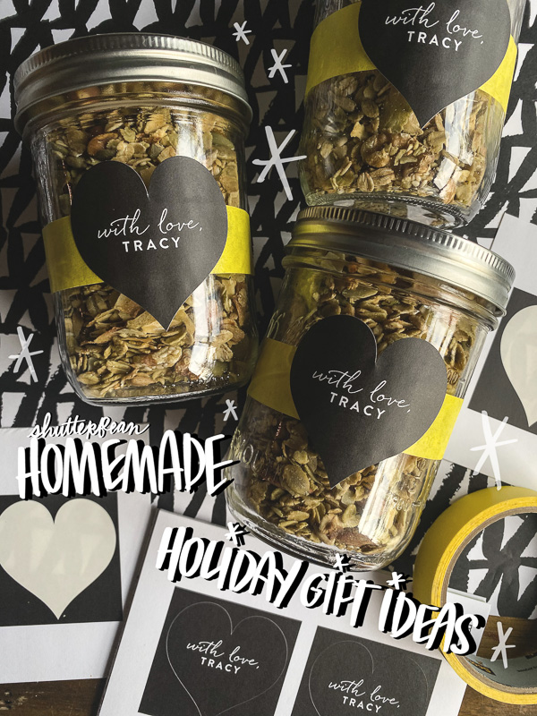 Homemade Holiday Gift Ideas- From cookies, candy, bars to nuts, Tracy Benjamin of Shutterbean shares her favorite homemade holiday gift ideas!