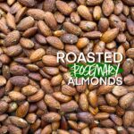 Roasted Rosemary Almonds make a great snack or addition to your cheese plate! Find the recipe on Shutterbean.com