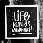 Life Requires Maintenance print from The Handwriting Club on Etsy- I LOVE LISTS by Tracy Benjamin