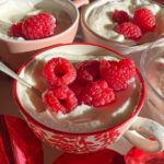 White Chocolate Mousse combines fresh whipping cream with melted white chocolate for a sweet treat! Find the recipe on Shutterbean.com