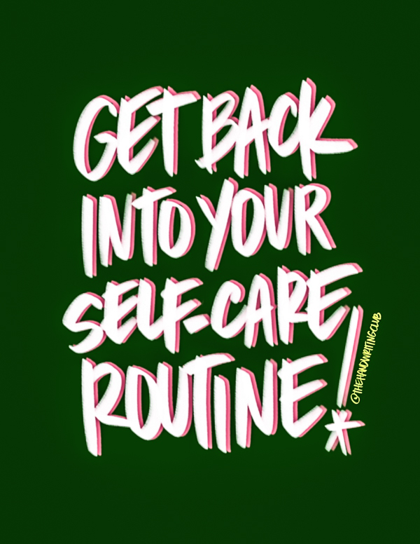 Get Back Into Your Self Care Routine! I love lists // Tracy Benjamin of The Handwriting Club & Shutterbean