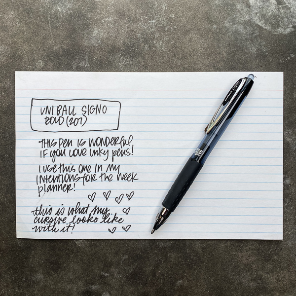 Current Favorite Pens- Shutterbean @thehandwritingclub