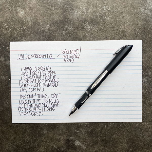 Current Favorite Pens- Shutterbean @thehandwritingclub