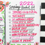 Spring Bucket List 2022 - Shutterbean.com