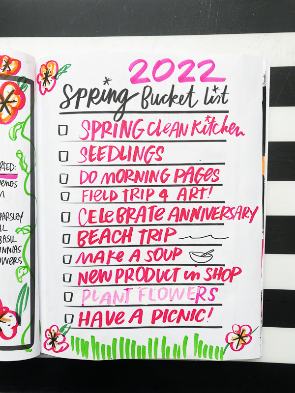 Spring Bucket List 2022 - Shutterbean.com