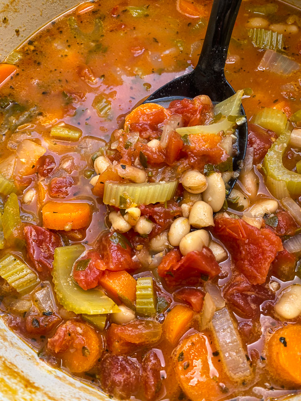 Minestrone Soup will give you a big dose of vegetables! Pair it with some crusty bread and you're all set! Find the recipe by Tracy Benjamin on Shutterbean.com