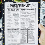 Party Planning List by Tracy Benjamin of @shutterbean and @thehandwritingclub Find the printable on Etsy!