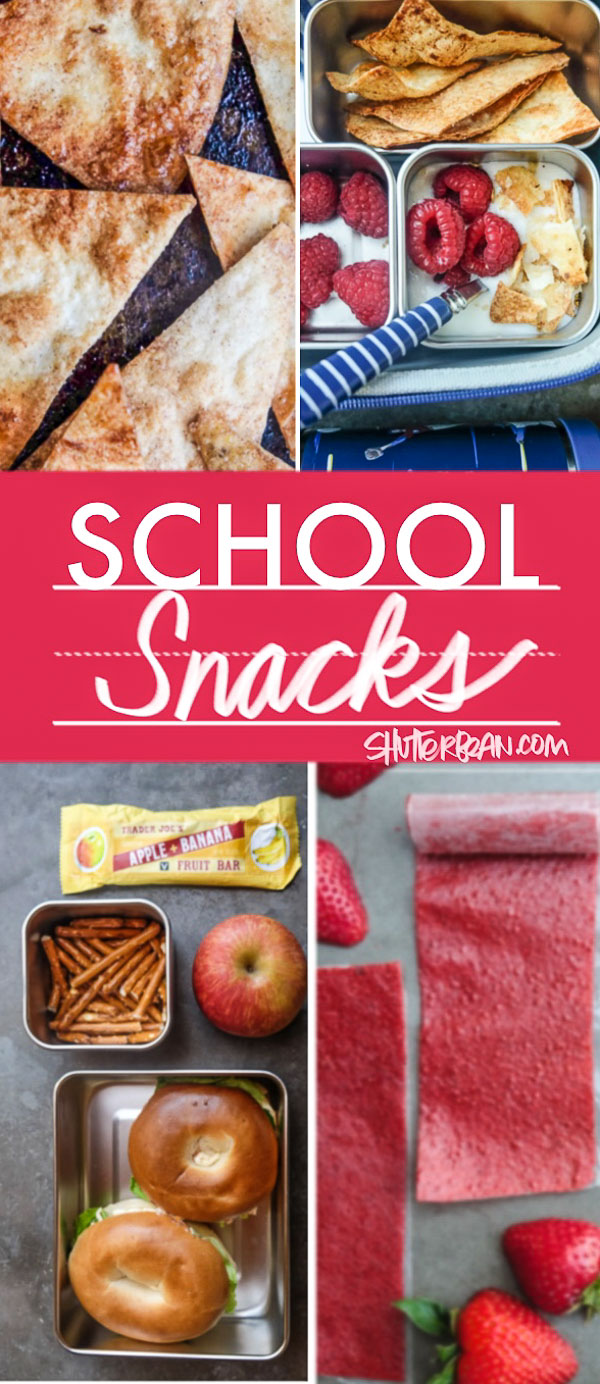 Need some Back to School Snack ideas? Tracy from Shutterbean has you covered!
