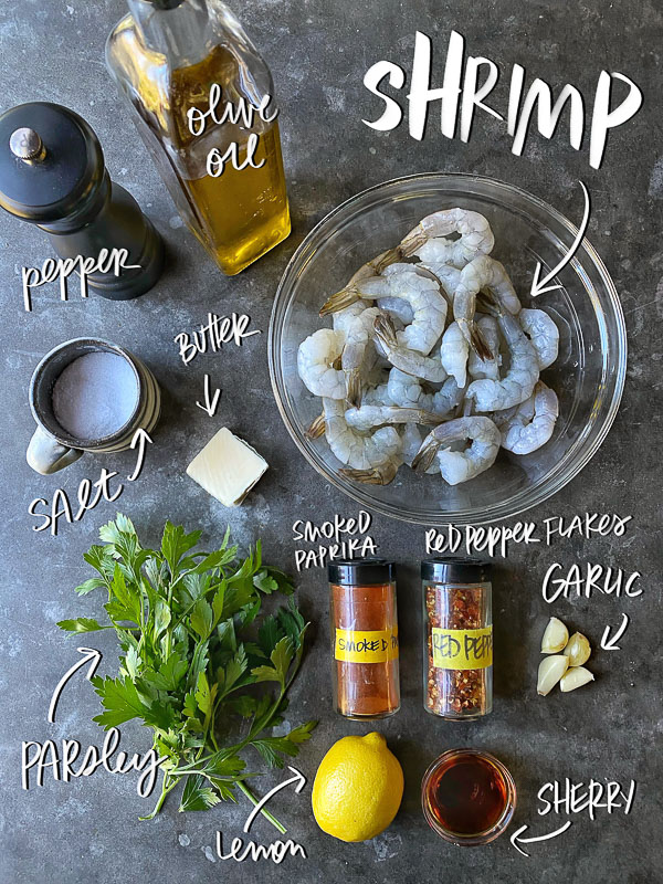 Spanish Garlic Shrimp can be made with very few ingredients. Find the recipe on Shutterbean.com by Tracy Benjamin