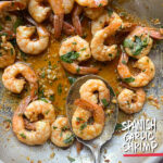 Spanish Garlic Shrimp can be made with very few ingredients. Find the recipe on Shutterbean.com by Tracy Benjamin