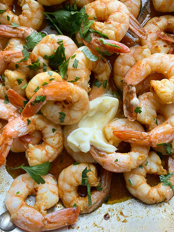 Spanish Garlic Shrimp can be made with very few ingredients. Find the recipe on Shutterbean.com by Tracy Benjamin
