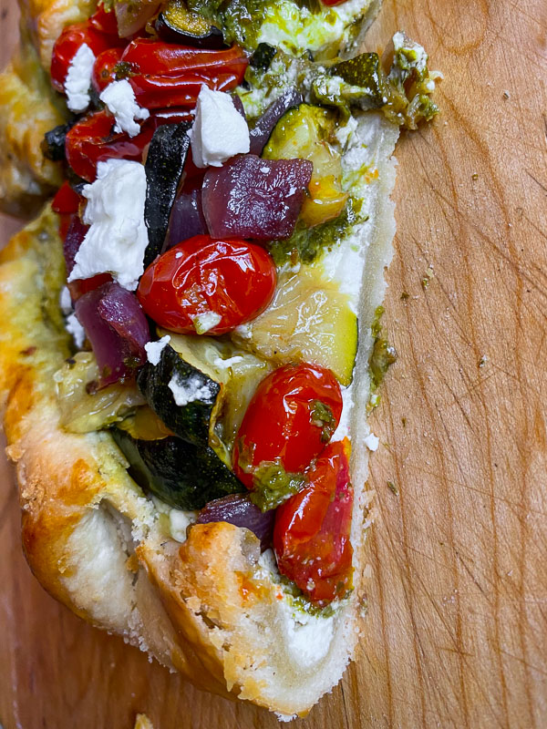 Pick up these supplies at your local Trader Joe's to make this delicious Roasted Vegetable Galette from Shutterbean.com