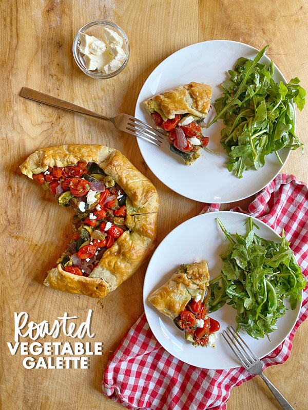 Pick up these supplies at your local Trader Joe's to make this delicious Roasted Vegetable Galette from Shutterbean.com