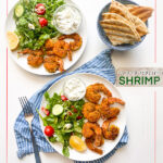 Falafel Crusted Shrimp can be made with simple ingredients from #traderjoes See how it's done on Shutterbean.com